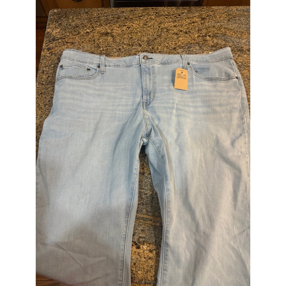 NWT Levis 726 High Rise Flare‎ Jeans Size 24W 30" Inseam Light Wash Raw Hem READ